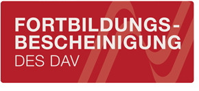 Fortbildungs-Bescheinigung des DAV